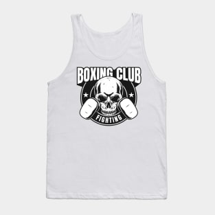 "Boxing Club Fighting" Skull Tank Top